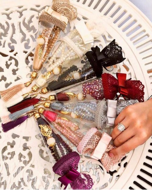 Külah Tesbih Kutusu - Kristal 8ml Tesbih