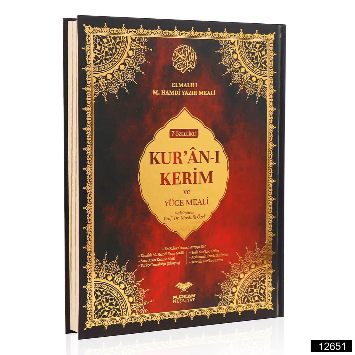 Rahle Boy Bilgisayar Hatlı Arapça 7 Özellikli Kuran-ı Kerim Meali – Elmalılı M. Hamdi Yazır